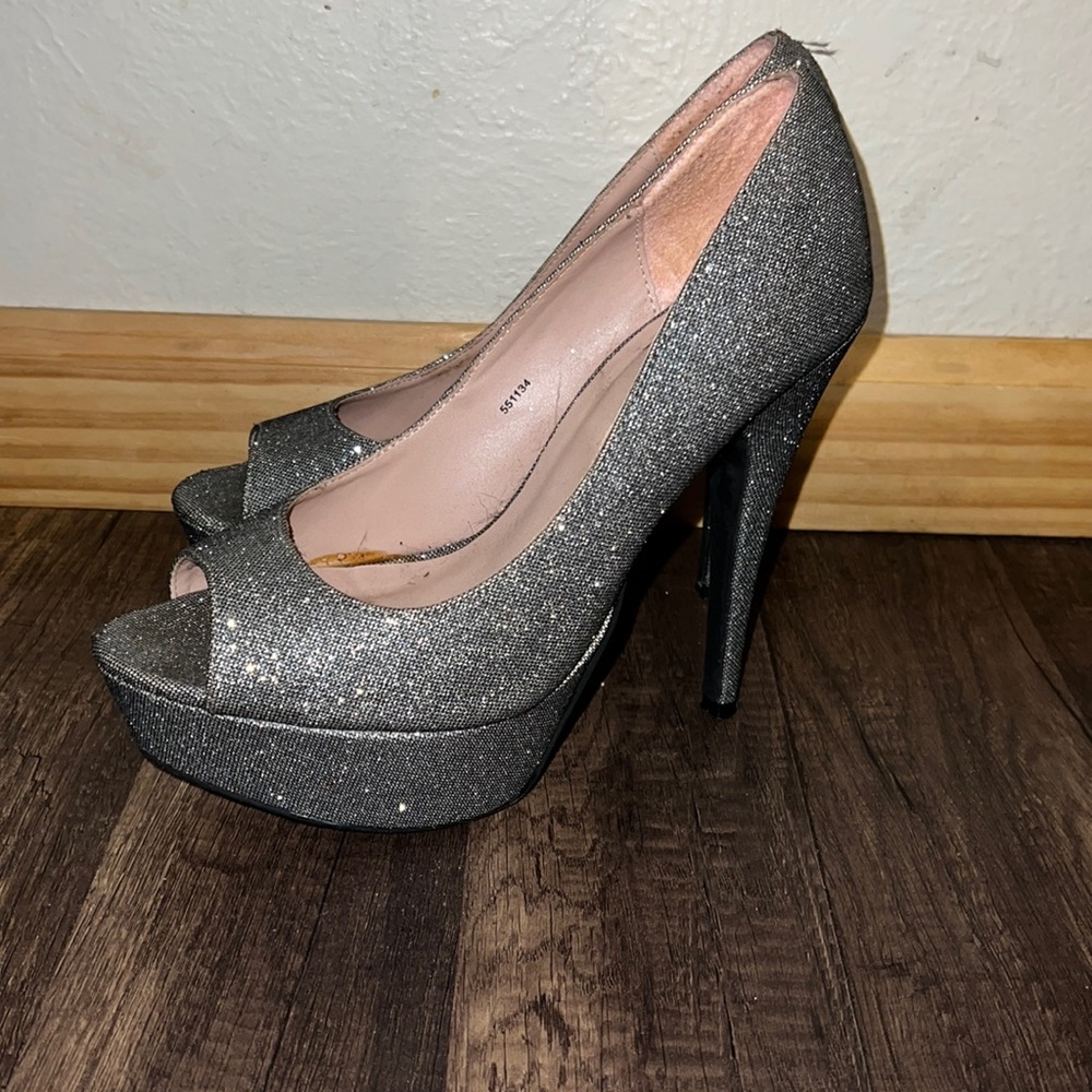 Silver Stilettos
